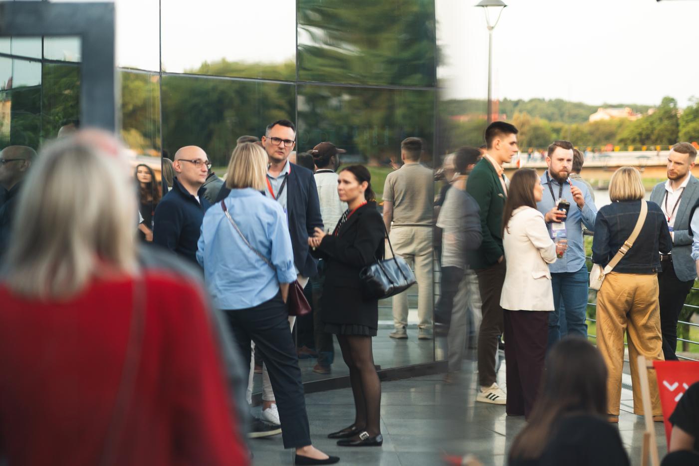 Networking during AIF25 and after party on Manggha taras-1