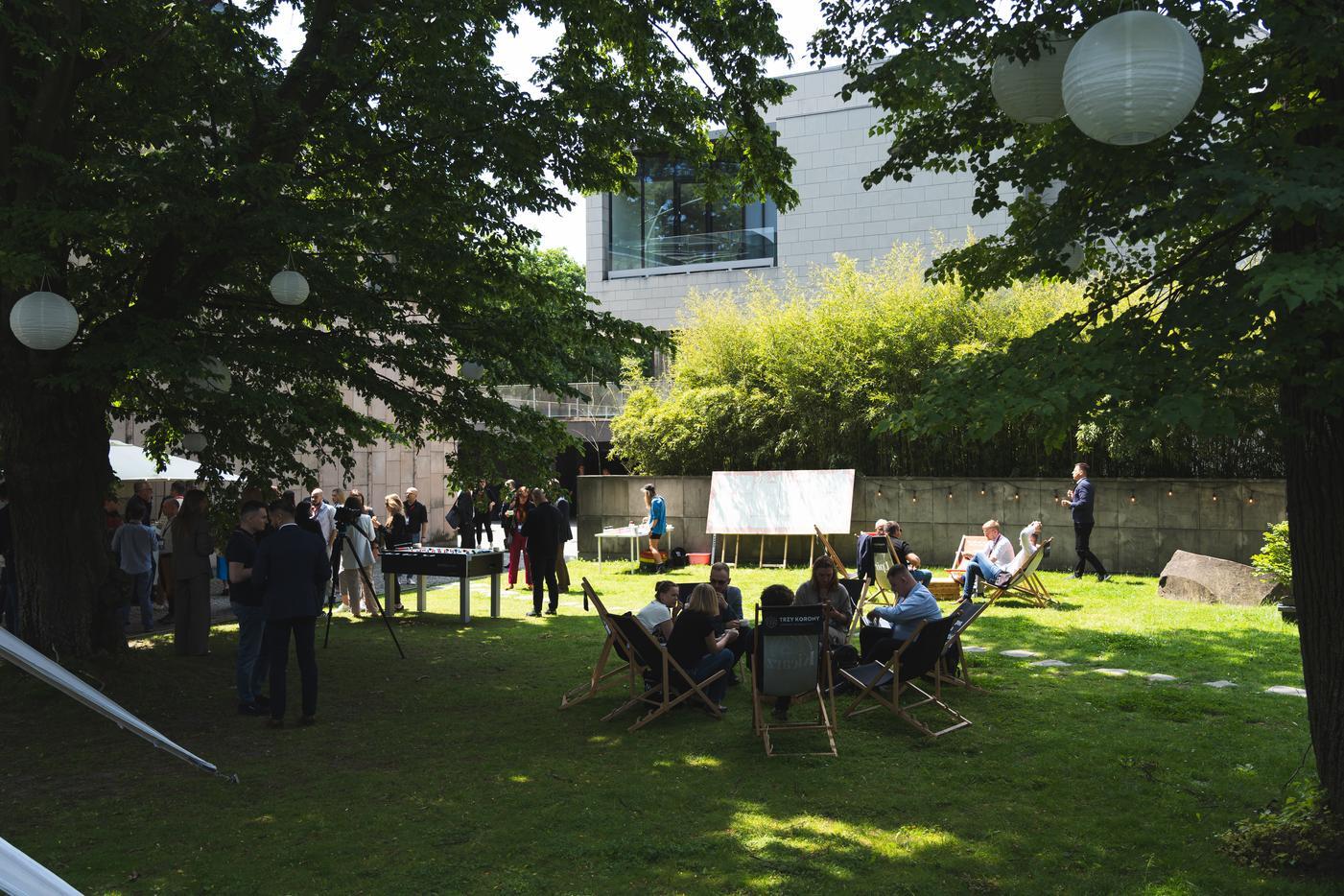 Ailleron Innovation Forum  2025 chill out in Manggha garden-1